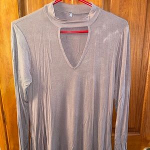 Cutout Long Sleeve Dress